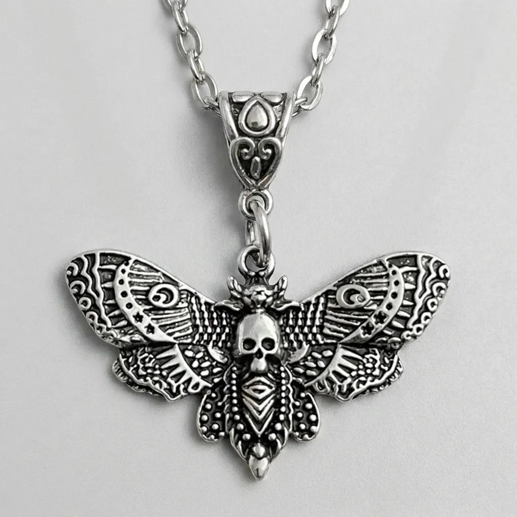 Mystic Death Moth Necklace
