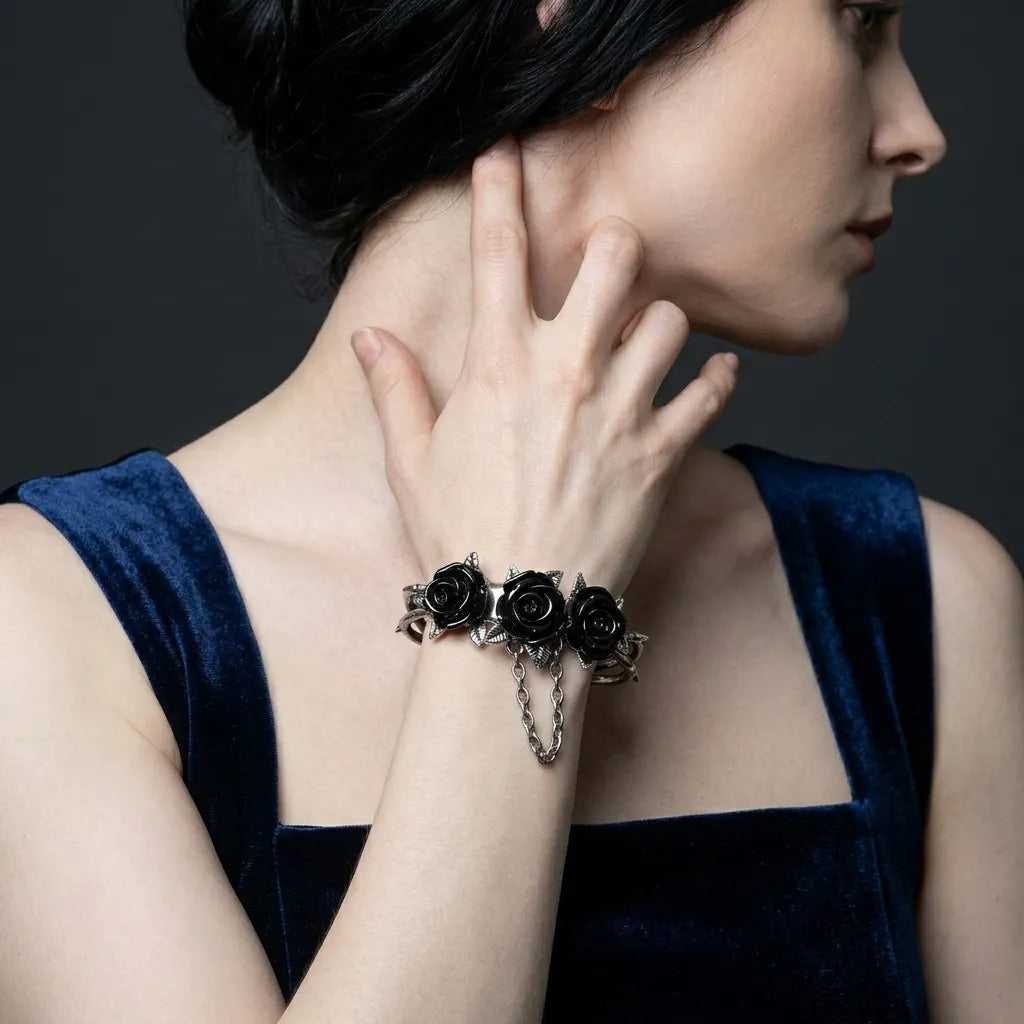 Gothic Rose Vine Bracelet