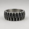 Saw-Tooth Ridge Ring
