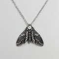 Head Hawk Moth Skull Pendant Necklace