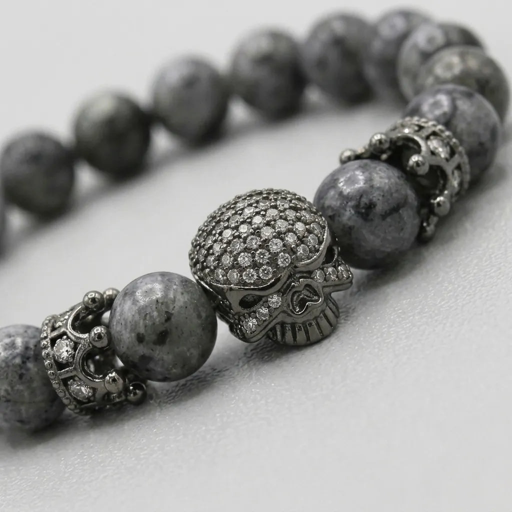 Dark King Beaded Bracelet