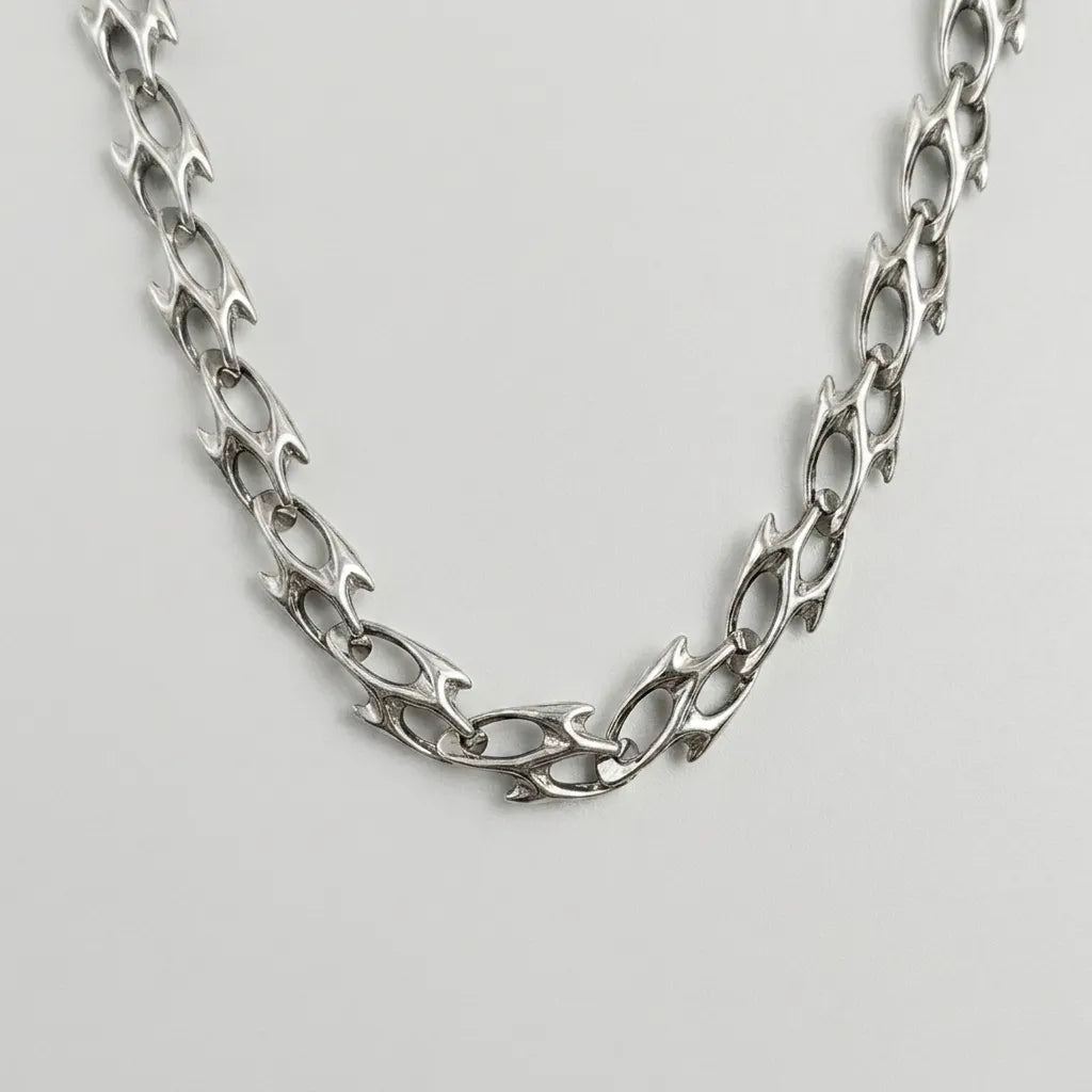 Razorwing Fang Link Chain Necklace
