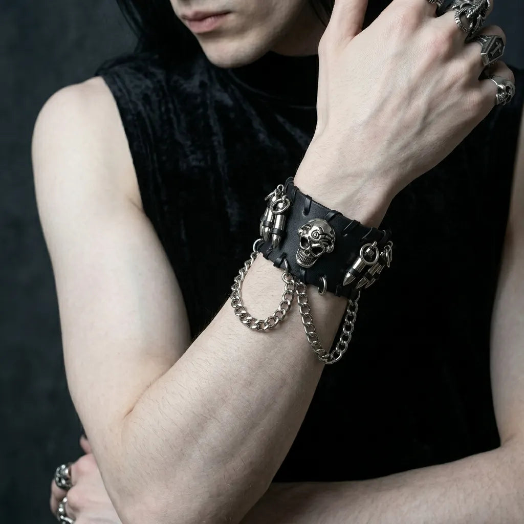 Dead Shot Skull Bracelet