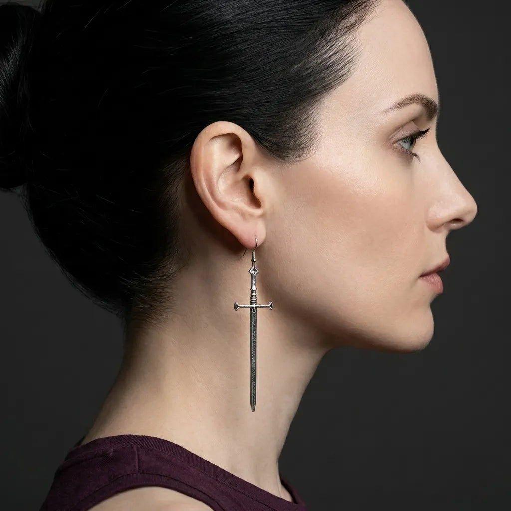 Medieval Blade Earrings