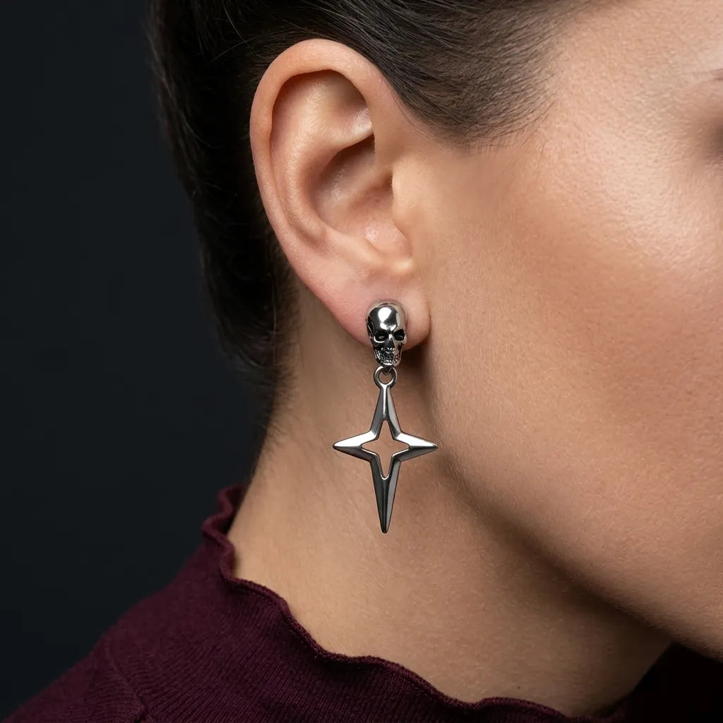 Dead Star Drop Earrings