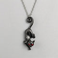Cursed Shadow Cat Blood Eye Necklace
