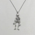 Articulated Skeleton Gothic Pendant Necklace