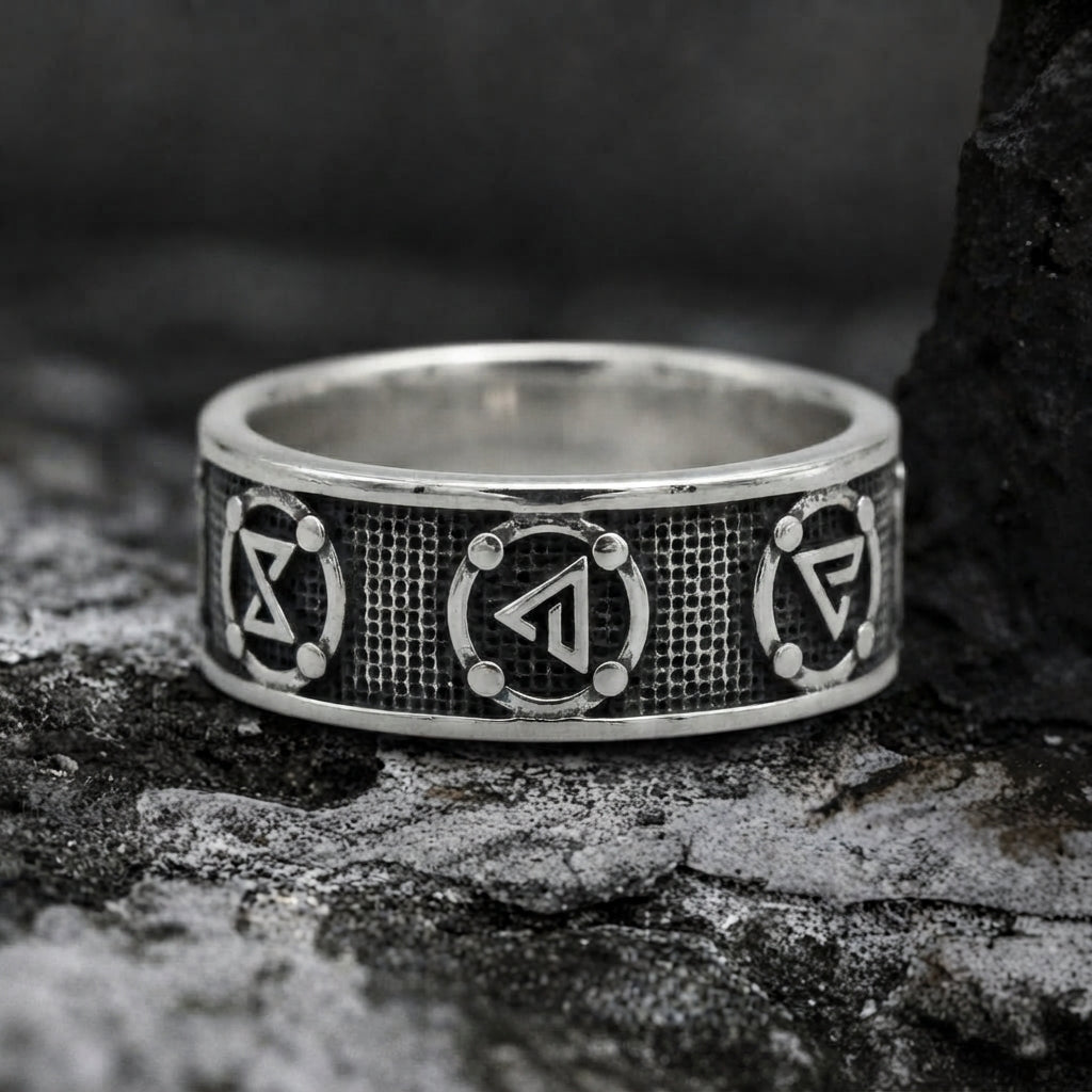 Viking Rune Band Ring