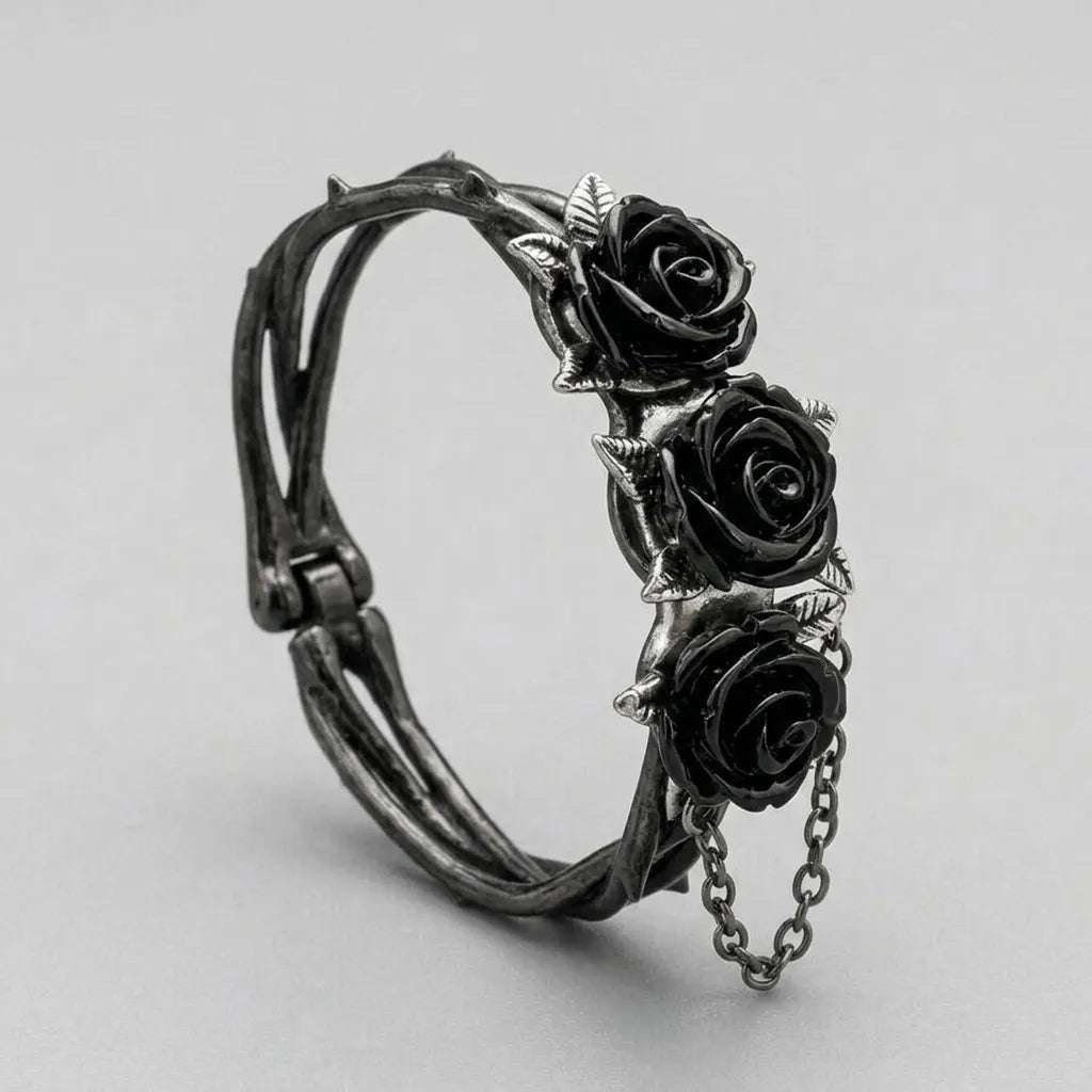 Gothic Rose Vine Bracelet