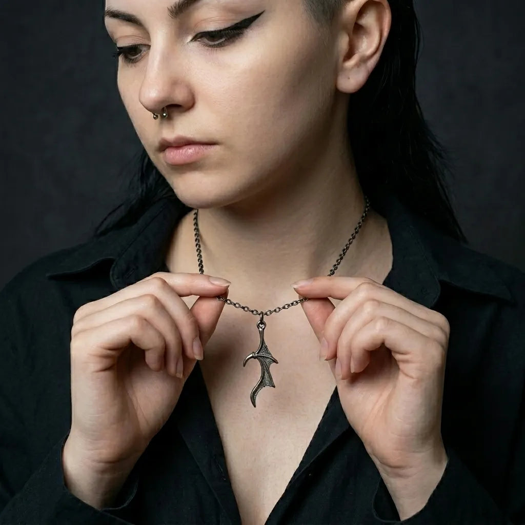 Dragon Wing Shadow Talon Necklace