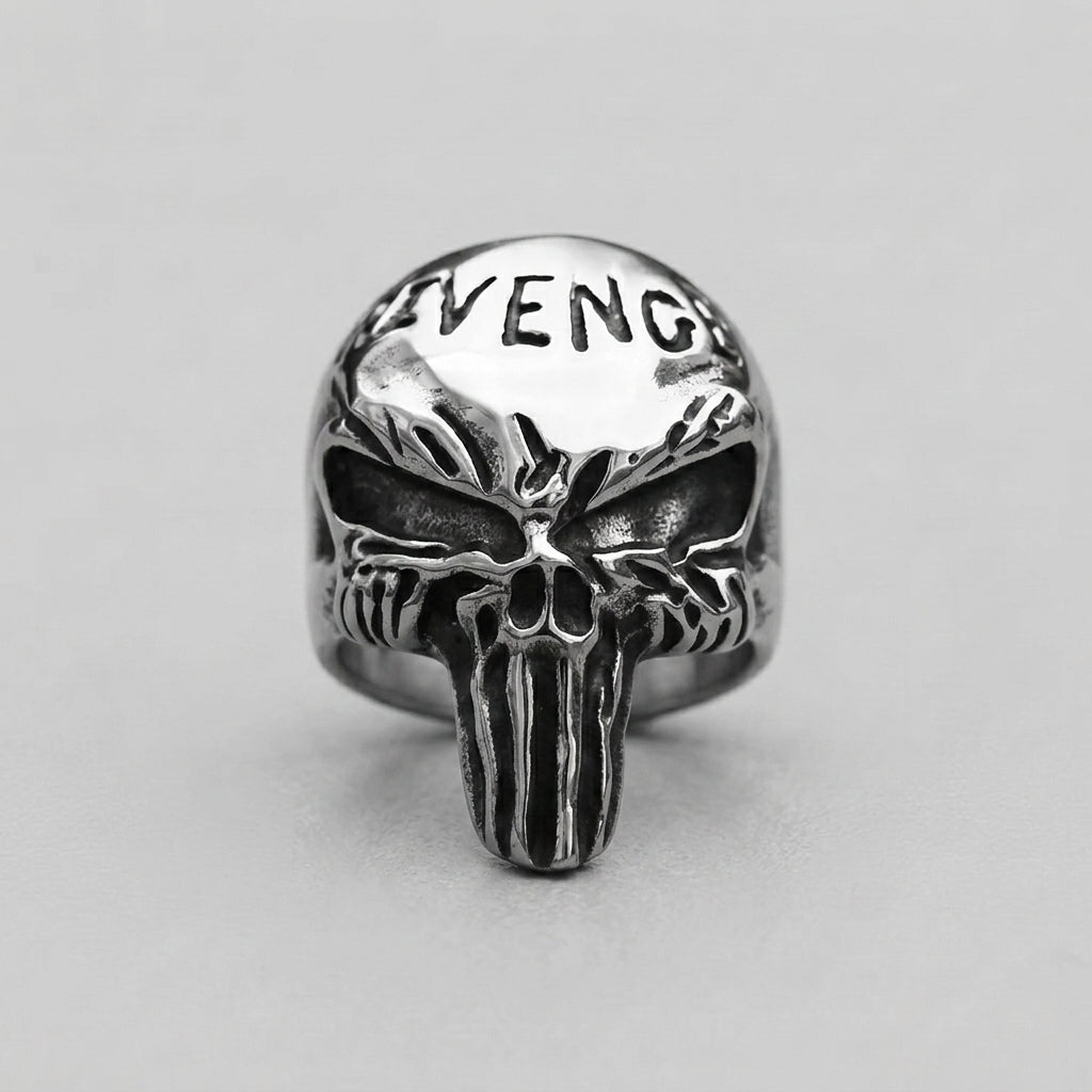 Skull Letter Ring