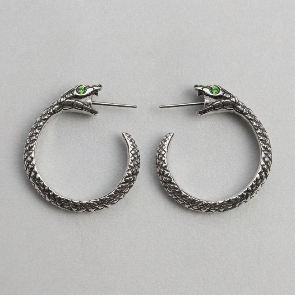Venom Circle Earrings
