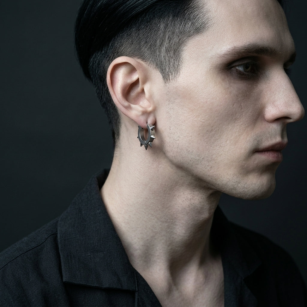 Thornhalo Spiked Huggie Earrings
