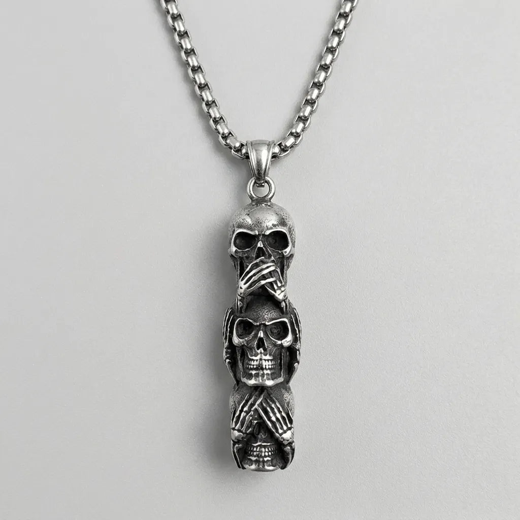 Ancient Skull Totem Necklace