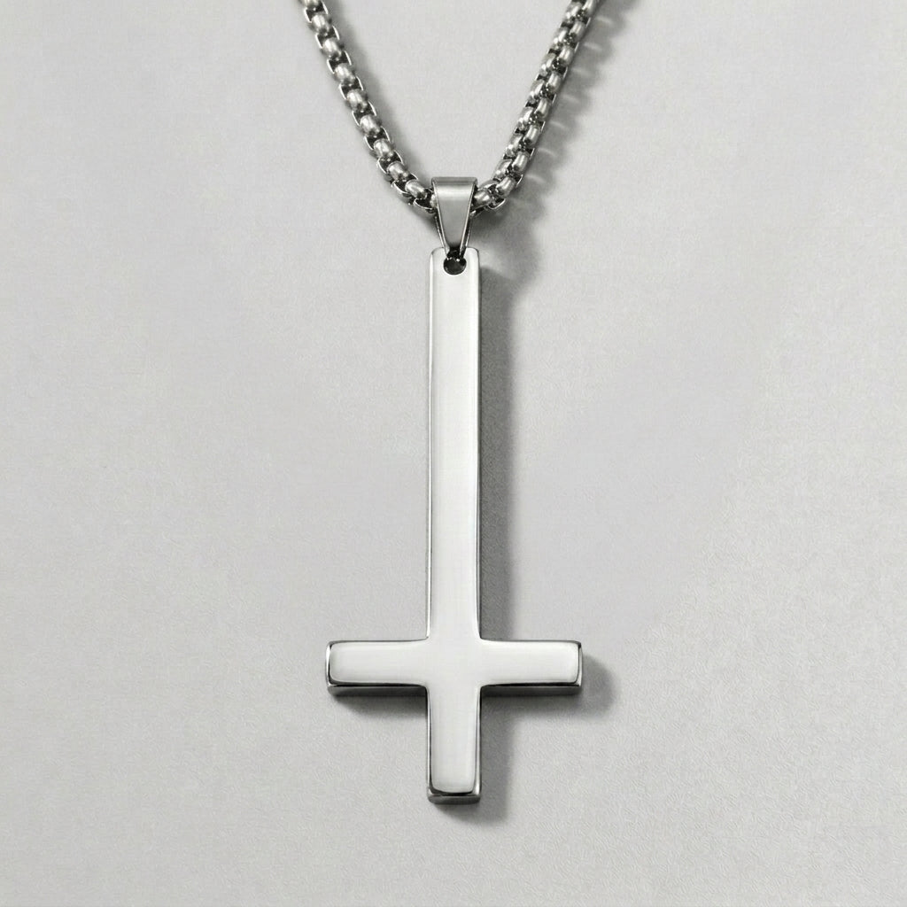 Upside Down Cross Necklace
