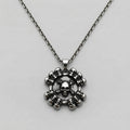 Skull and Crossbones Medallion Necklace