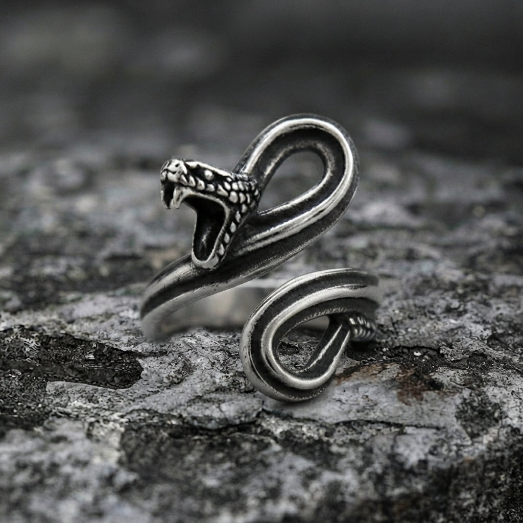 Coiled Snake Wrap Ring