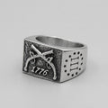 Flintlock Pistols Statement Signet Ring