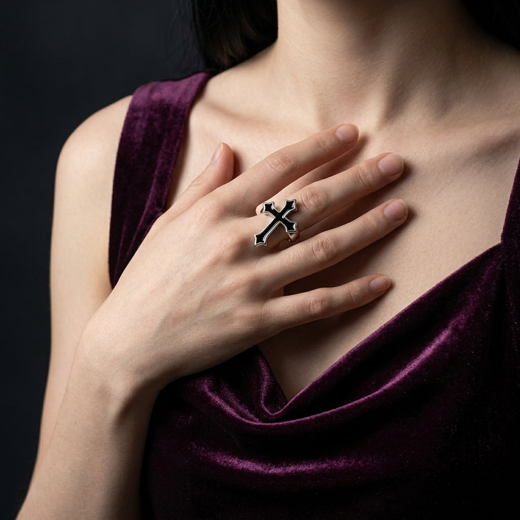 Gothic Cross Ring