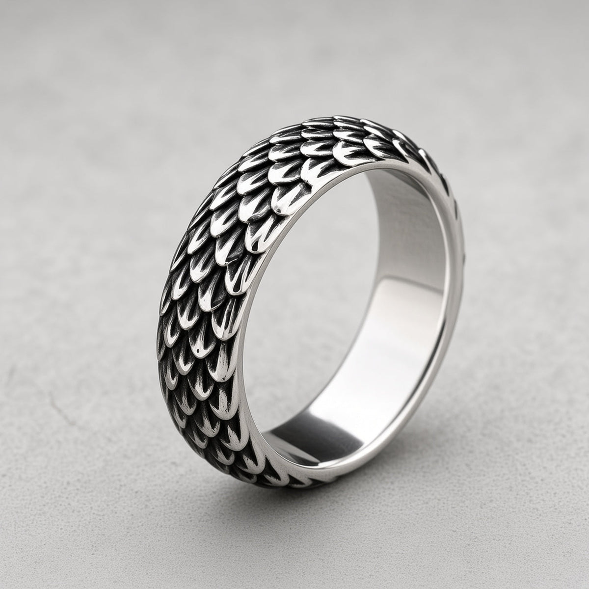 Dragon Scale Band Ring