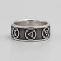 Viking Rune Band Ring