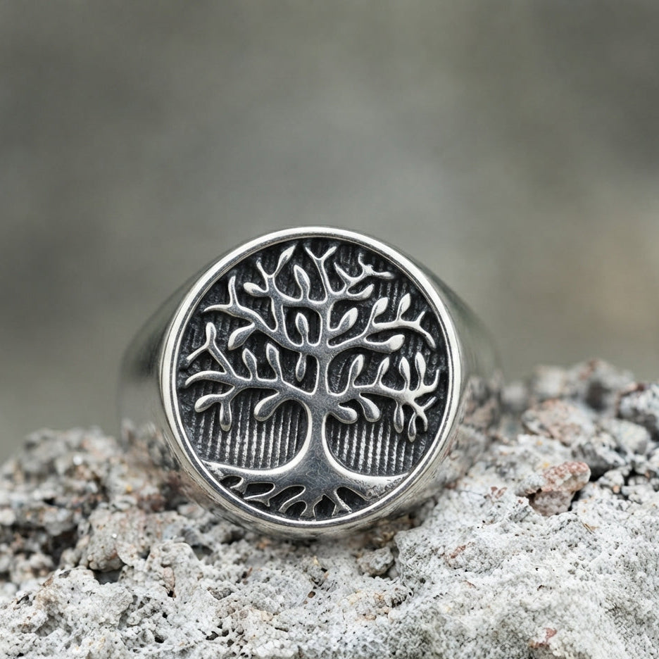 Tree of Life Signet Ring