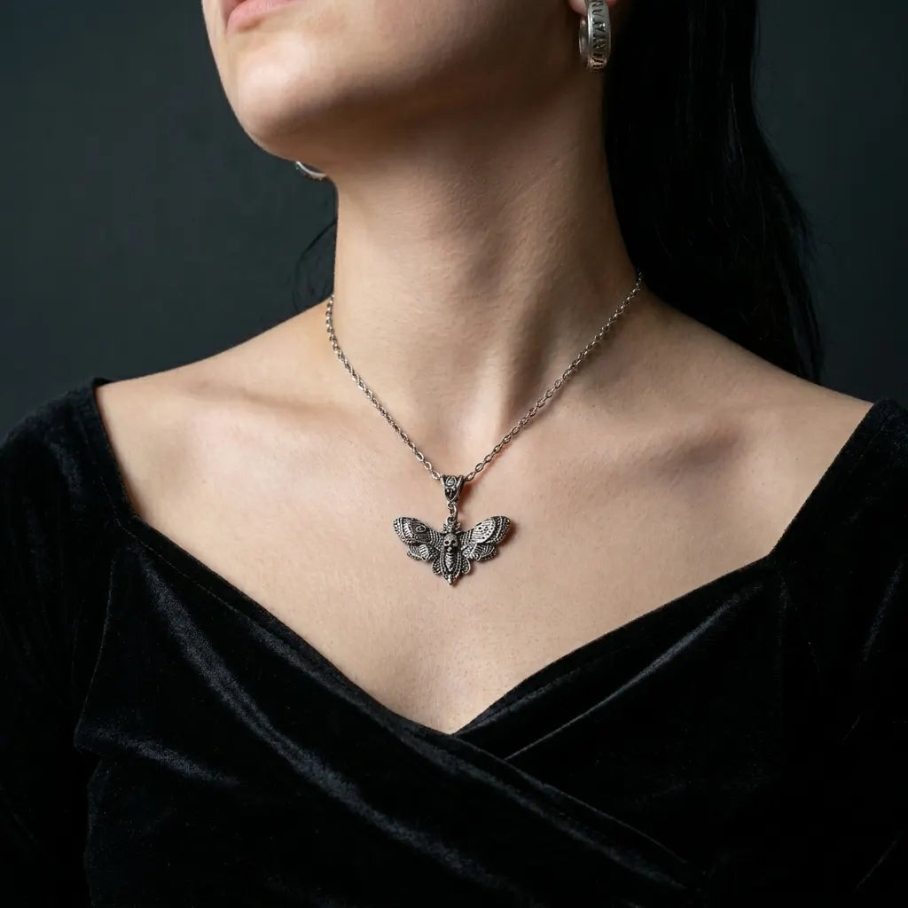 Mystic Death Moth Necklace