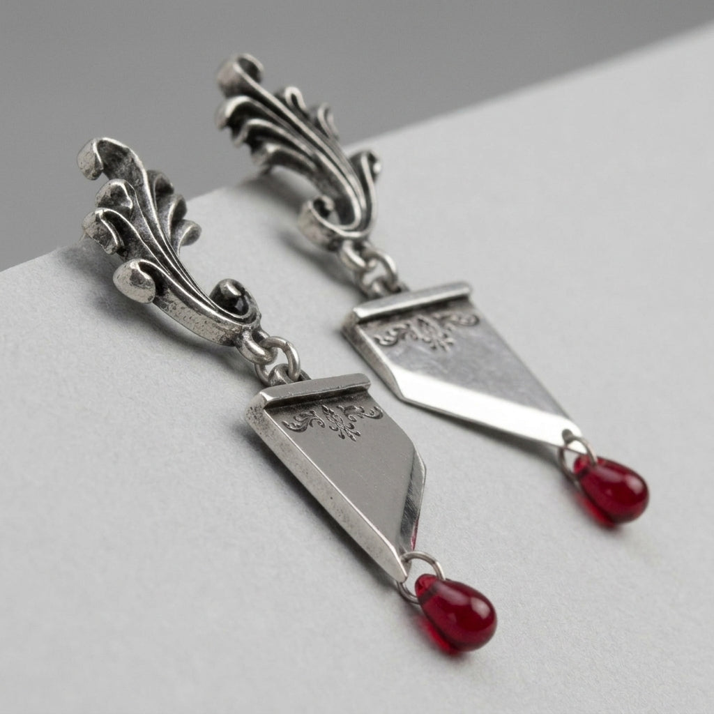 Bleeding Blade Earrings