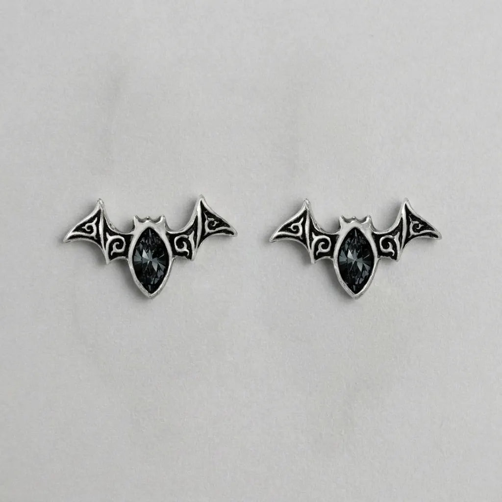 Gothic Night wing Earrings