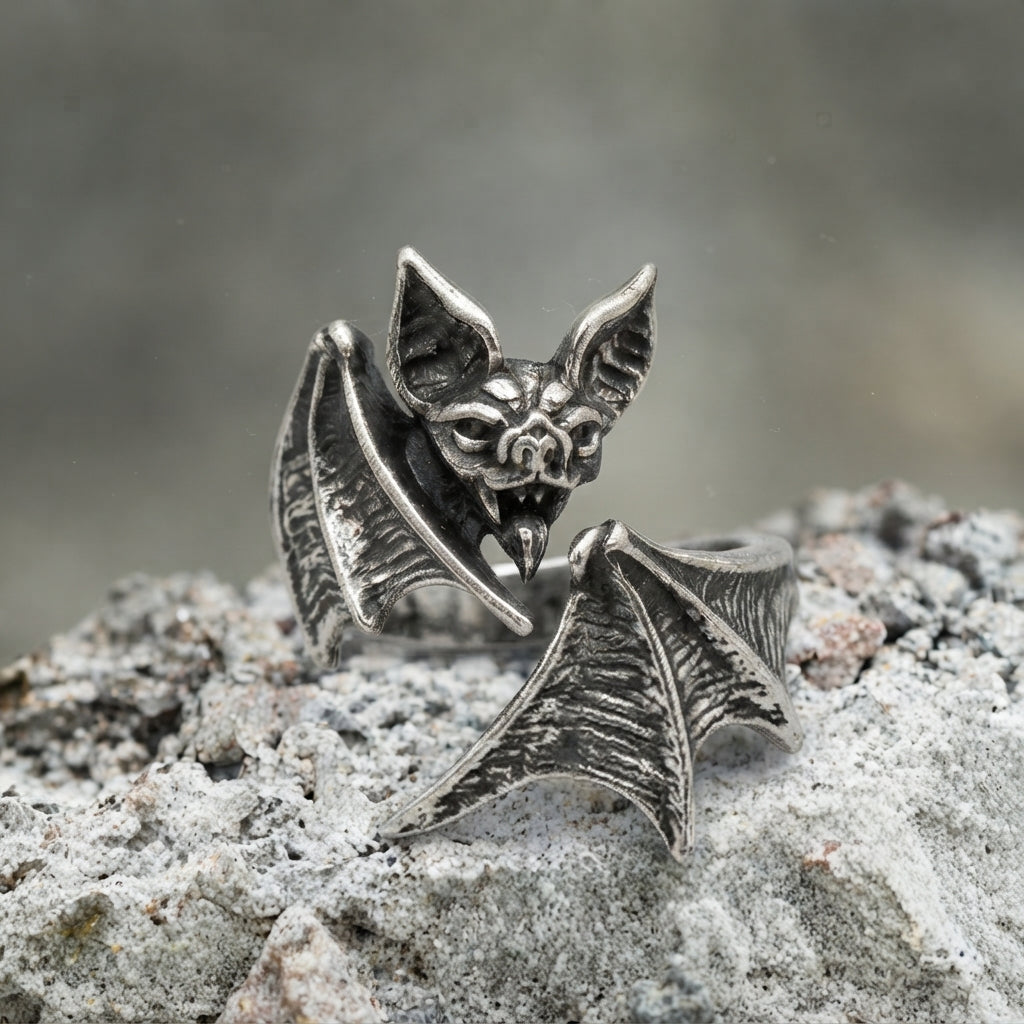 Midnight Bat Ring