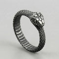 Ouroboros Coiled Serpent Ring