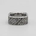 Celtic Knot Band Ring Celtic Labyrinth Band Ring