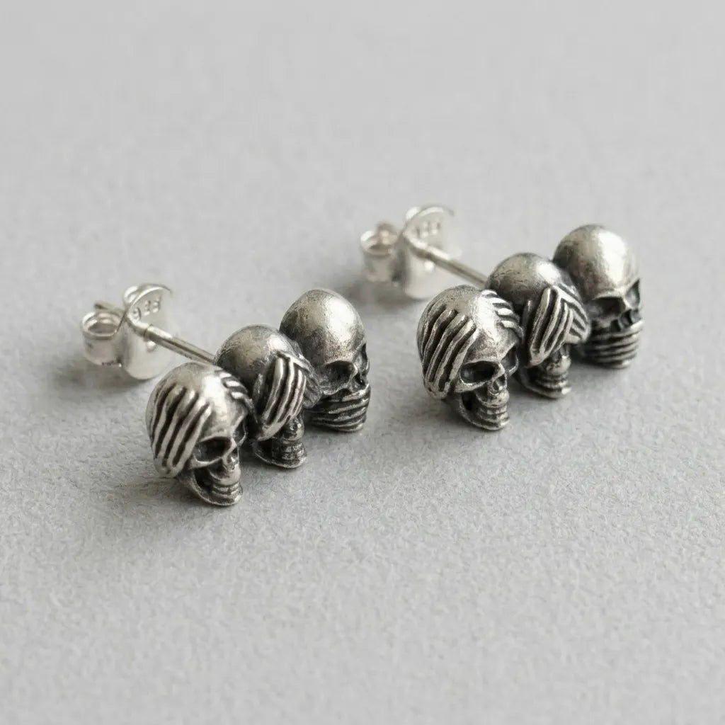 Dead Witness Studs  Earrings
