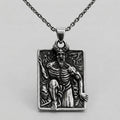 Devil Tarot Card Necklace