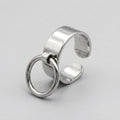 Modern Goth Minimalist Ring