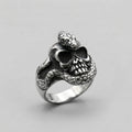 Snake and Skull Ring